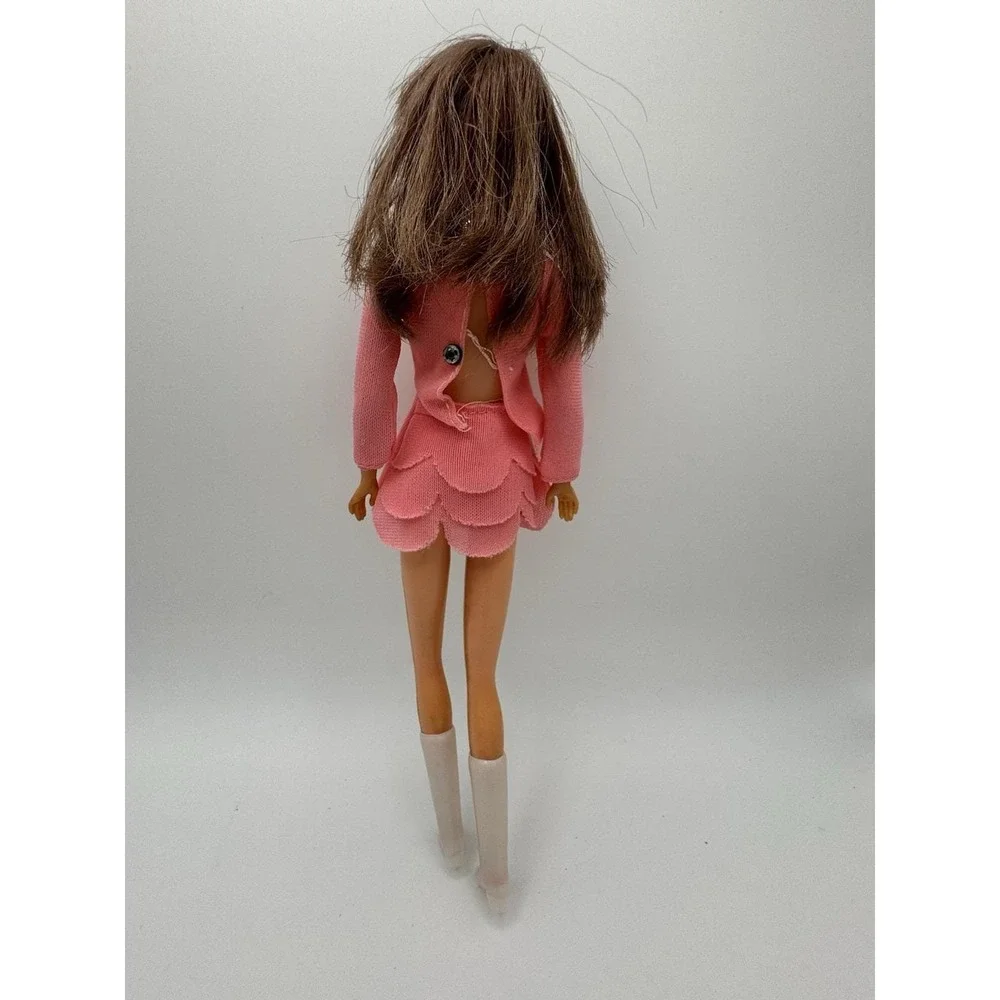 Vintage 1968 Princess‎ Grace Doll Hong Kong Clone Pink Dress White Boots